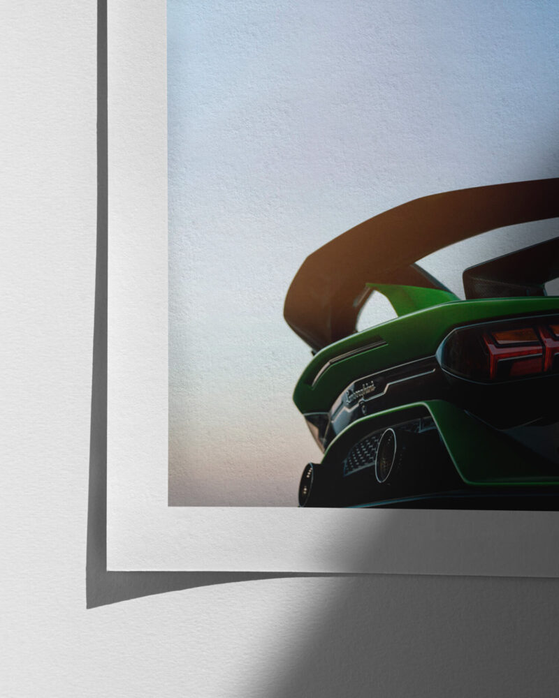2018 Lamborghini Aventador SVJ - Print Quality Close-up