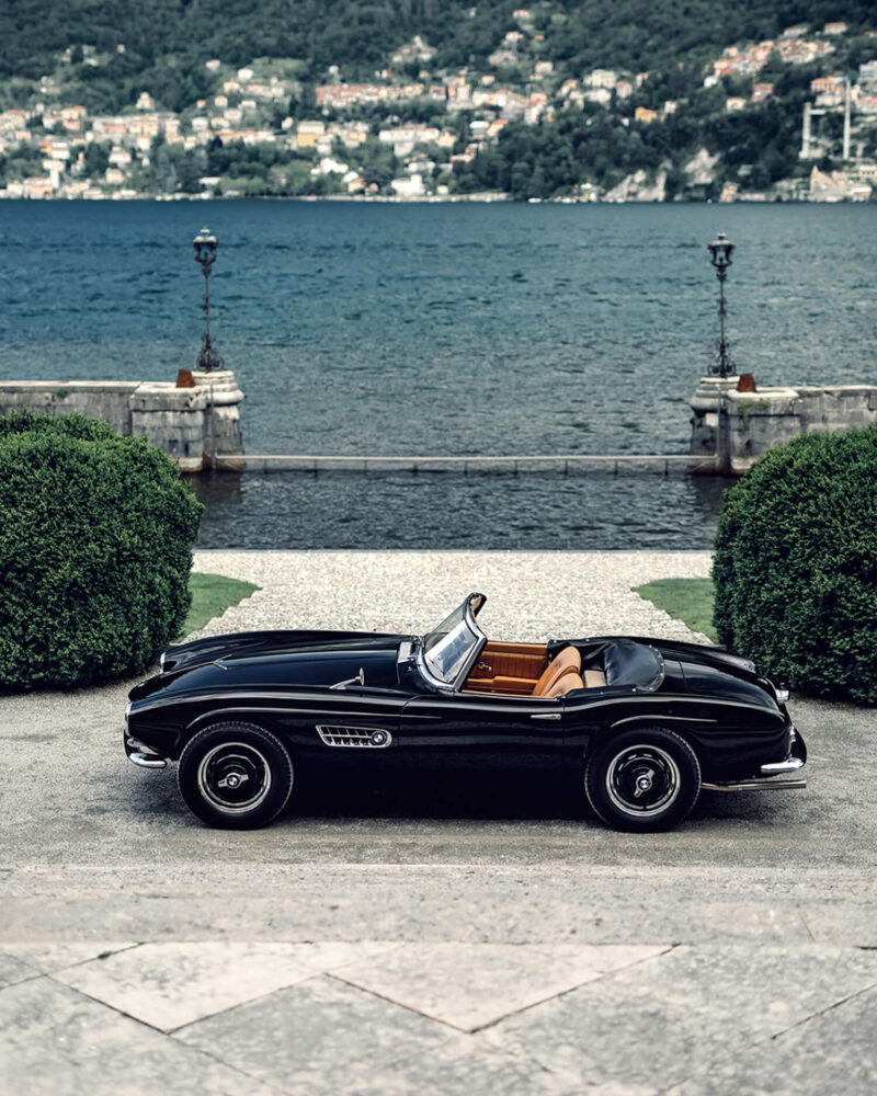 1957 BMW 507 at Lake Como - Frame Detail
