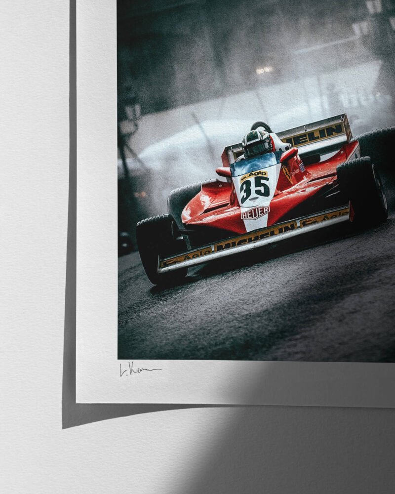 1978 Ferrari 312 T3 - Print Quality Close-up