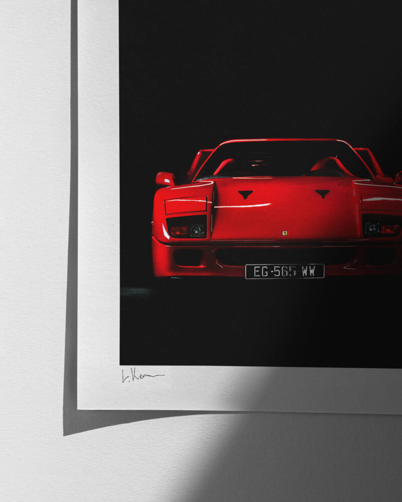 1988 Ferrari F40 - Print Quality Close-up
