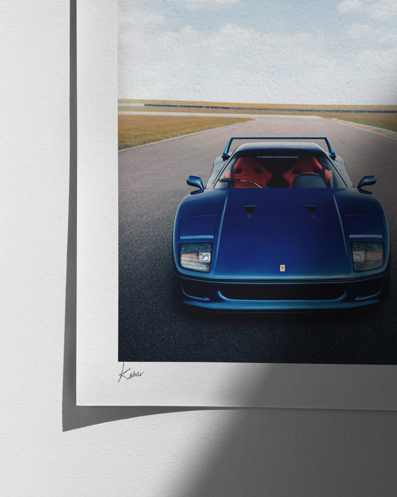 Ferrari F40 - Print Quality Close-up