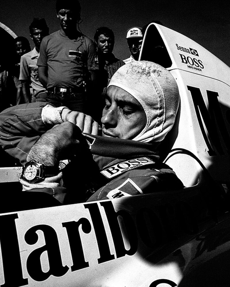 Ayrton Senna - Bianco e Nero - Artwork