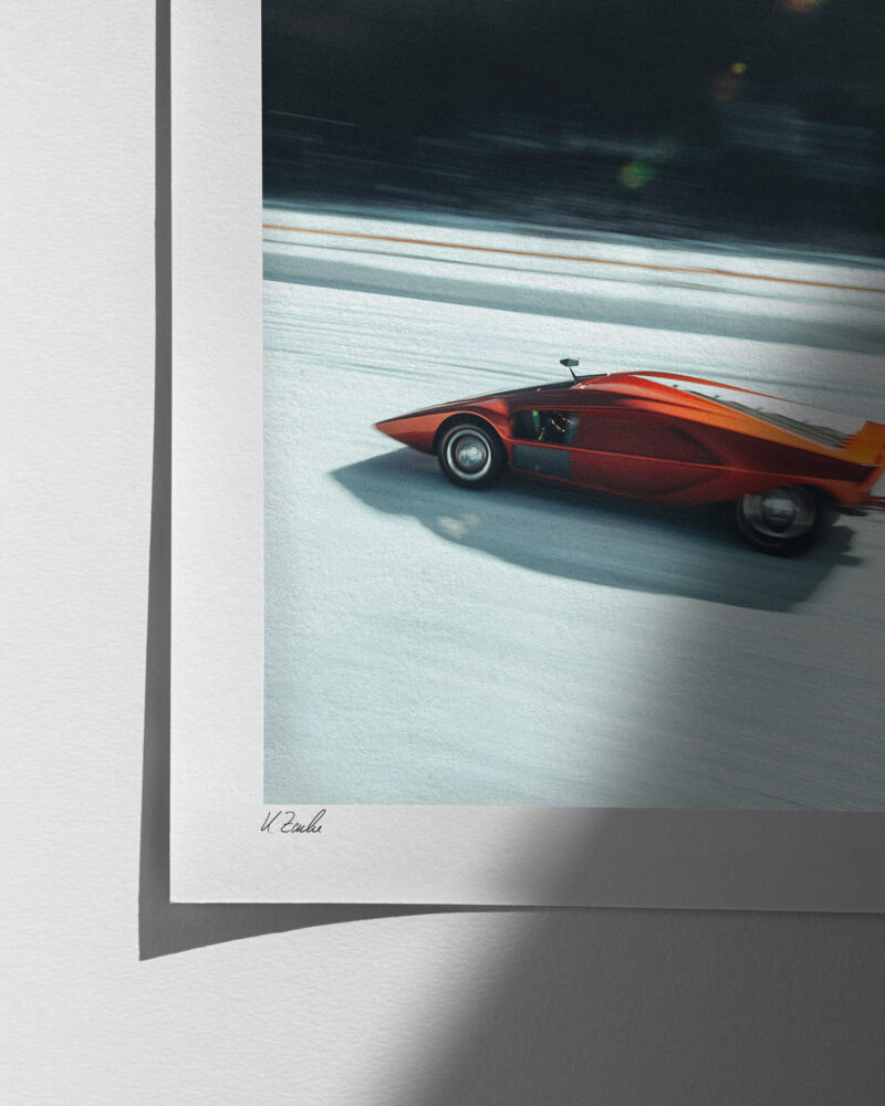 1970 Lancia Stratos Zero - Print Quality Close-up
