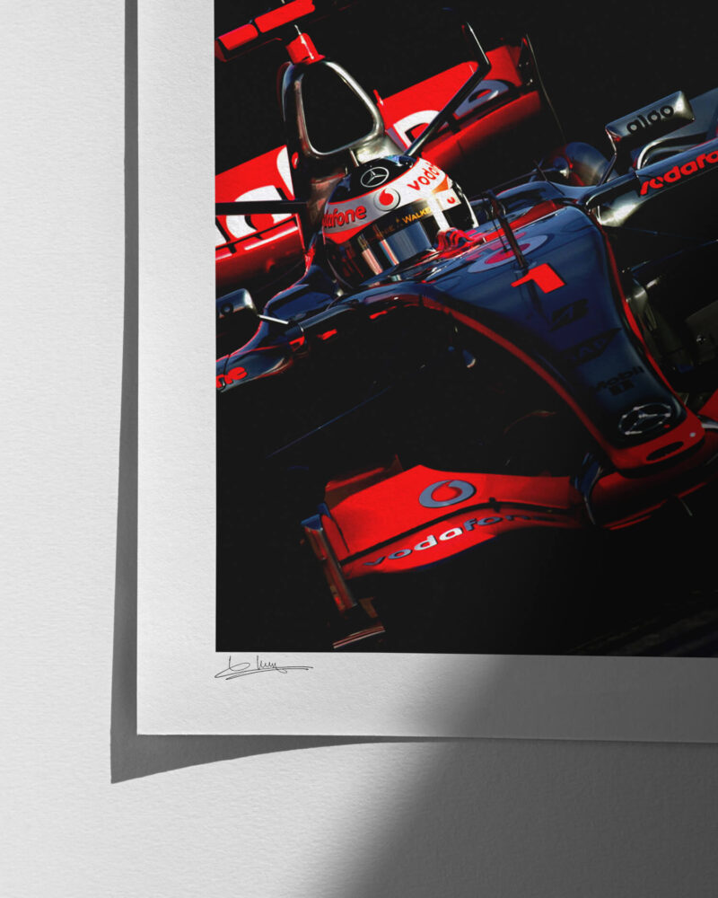 Lewis Hamilton - McLaren - 2008 - Print Quality Close-up