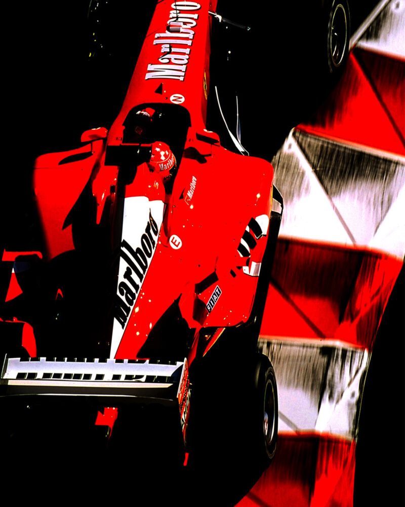 Michael Schumacher + Ferrari - Monaco - 2002 - Frame Detail