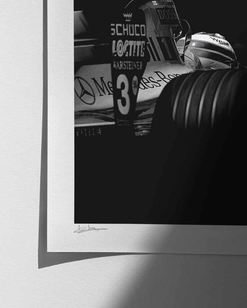 Mika Hakkinen - Monaco - 2000 - Print Quality Close-up