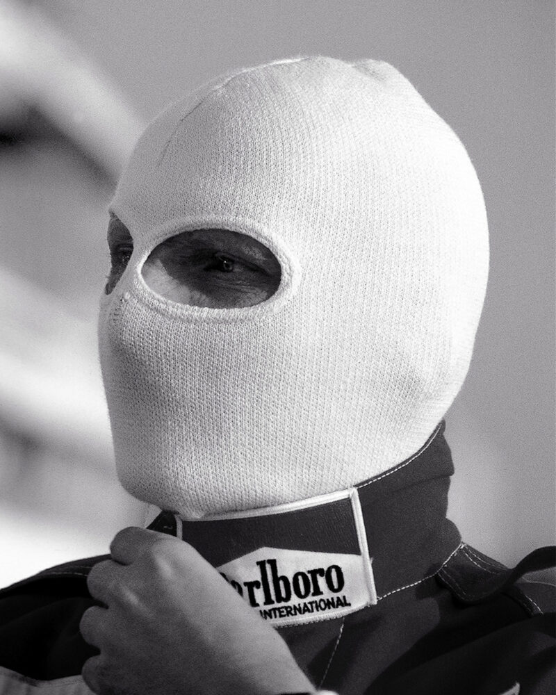 Niki Lauda - Blanco y Negro - 1983 - Frame Detail