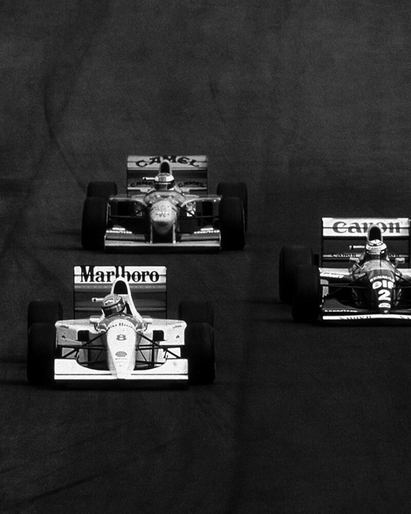 Senna + Prost + Schumacher - 1993 - Frame Detail