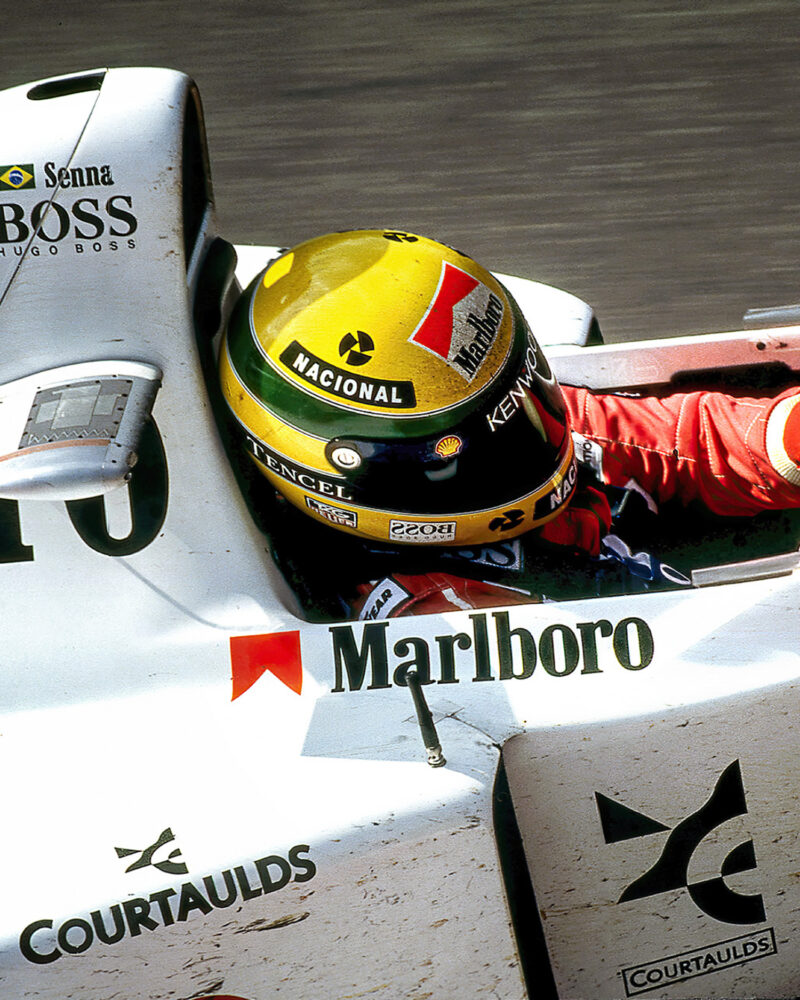 Ayrton Senna - McLaren - Artwork
