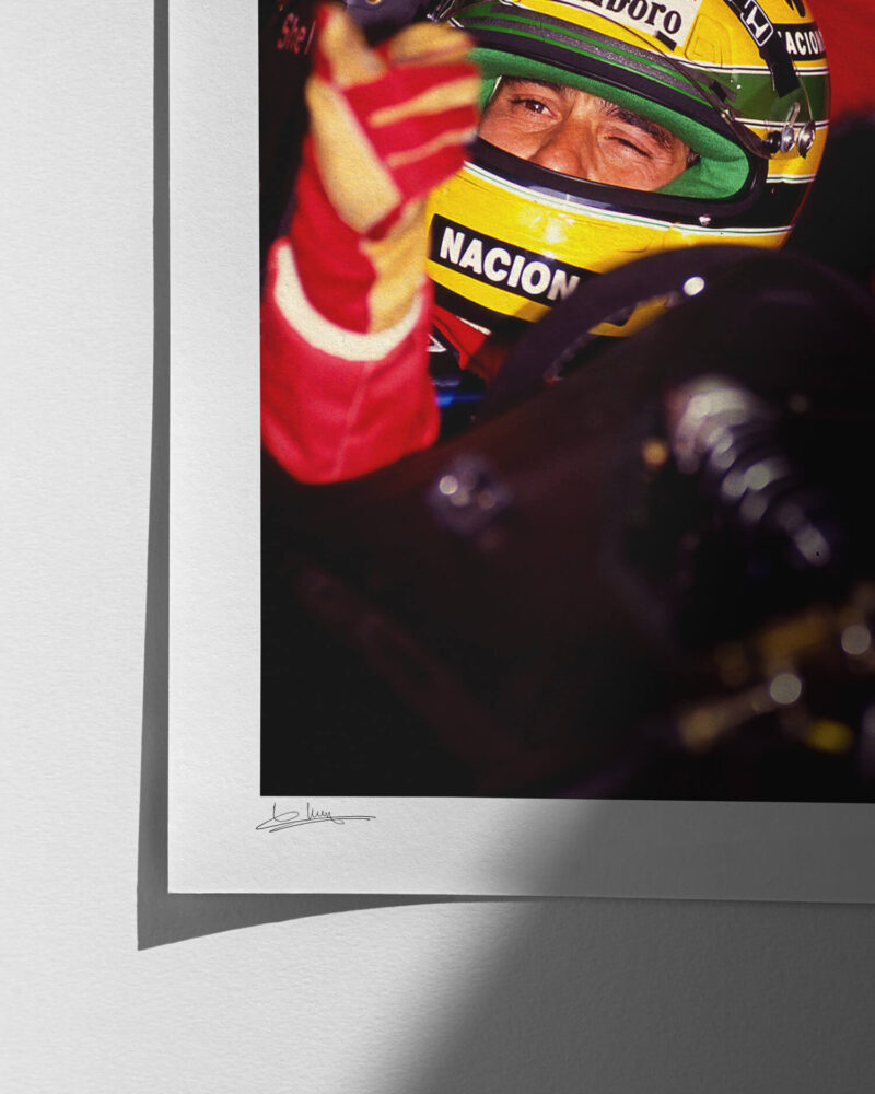 Ayrton Senna - McLaren - 1990 - Print Quality Close-up