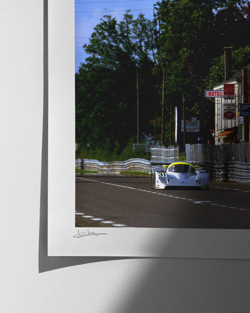 Mercedes C11 - Le Mans - 1991 - Print Quality Close-up