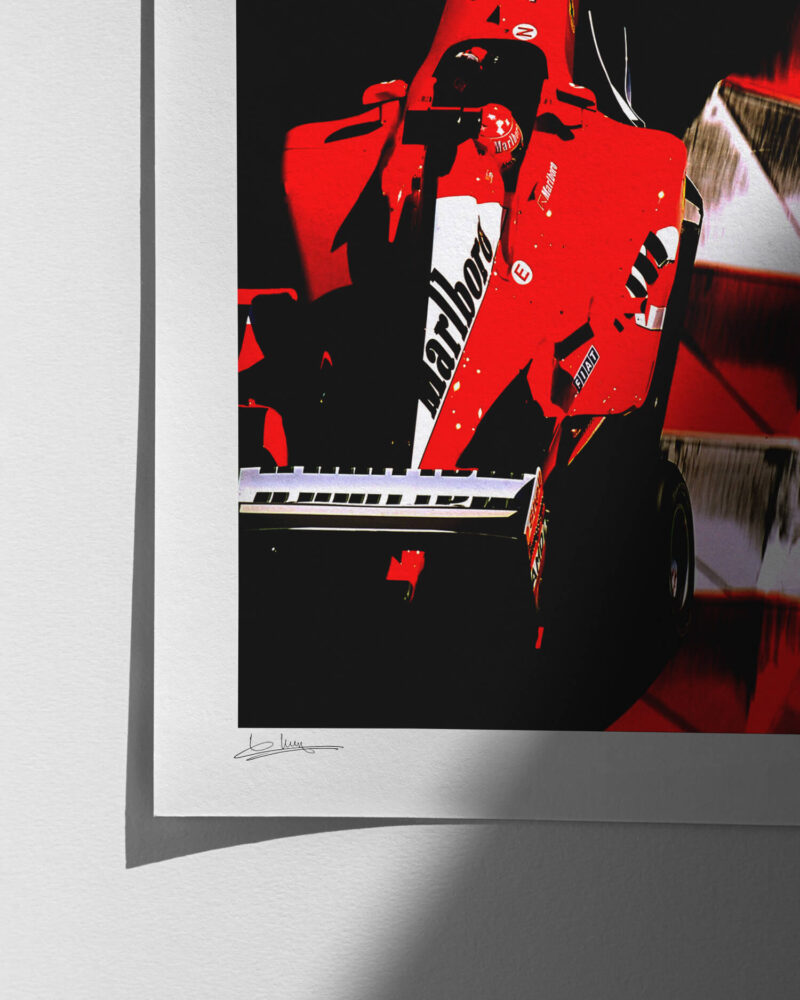 Michael Schumacher + Ferrari - Monaco - 2002 - Print Quality Close-up