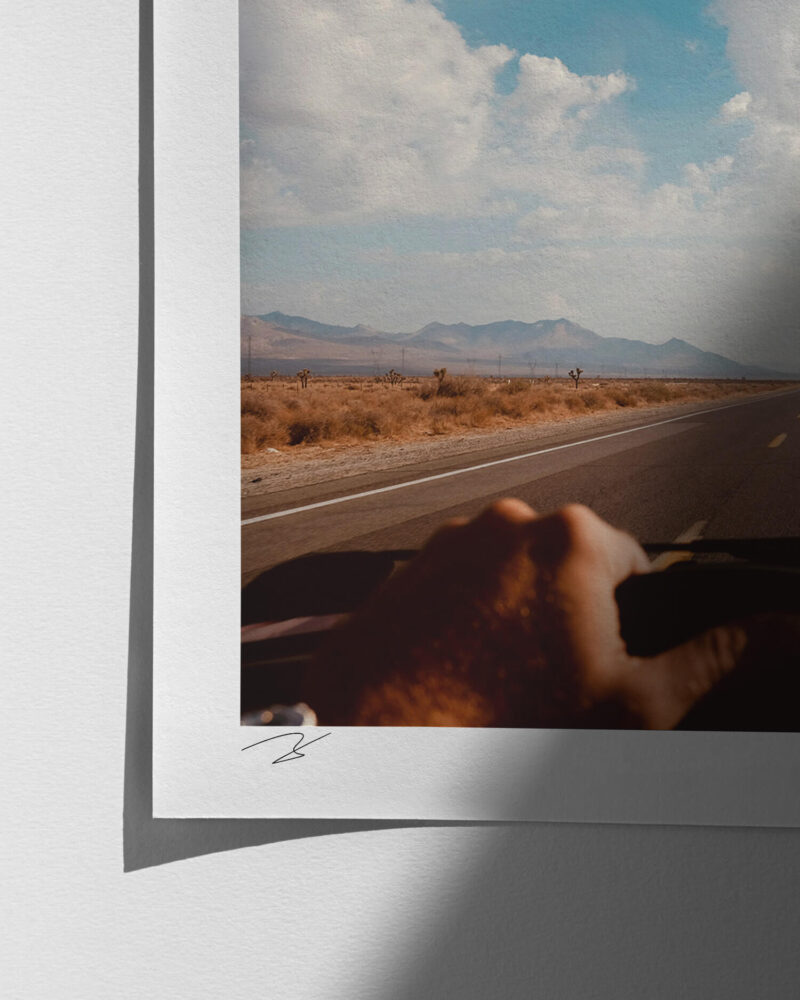 The Desert Road - Print Quality Close-up