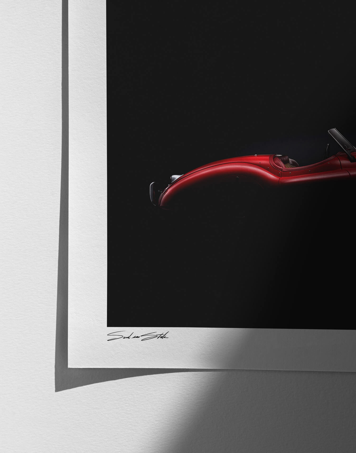 1950 Jaguar XK 120 - Print Quality Close-up