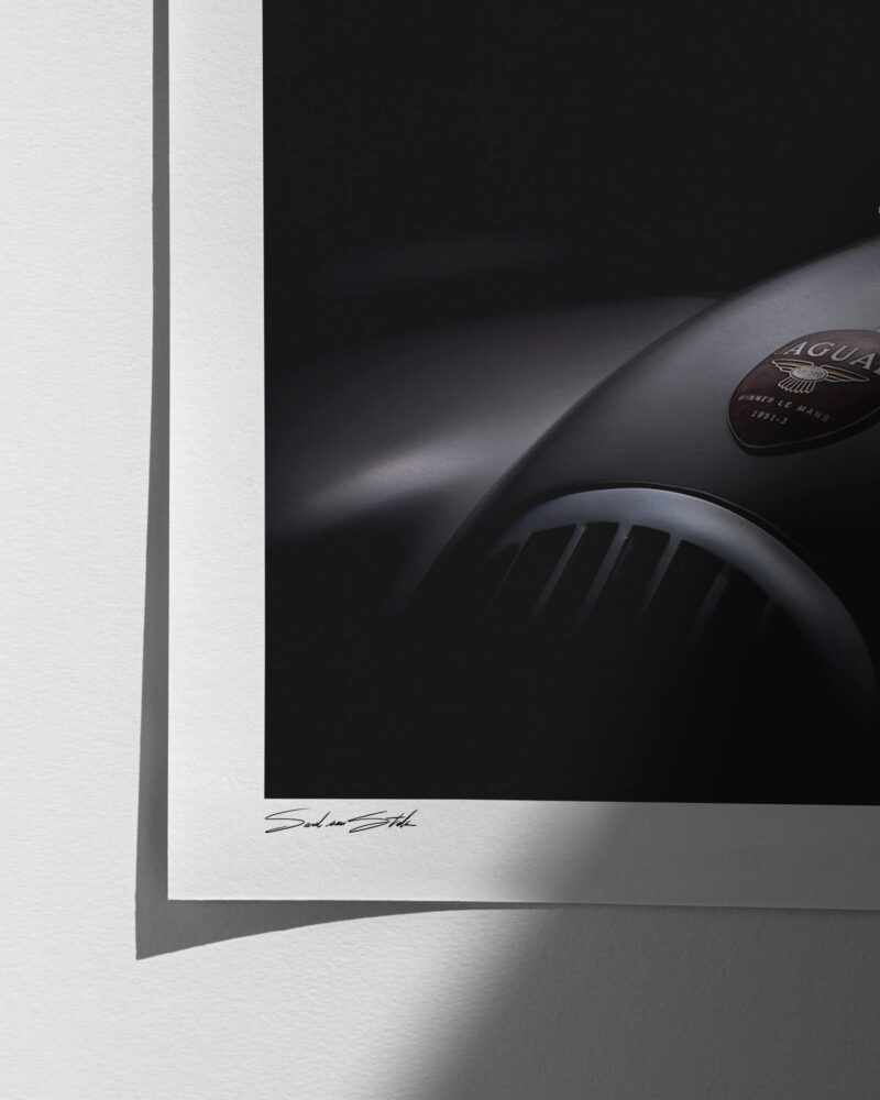 1953 Jaguar XK 120 - Frame Signature Detail
