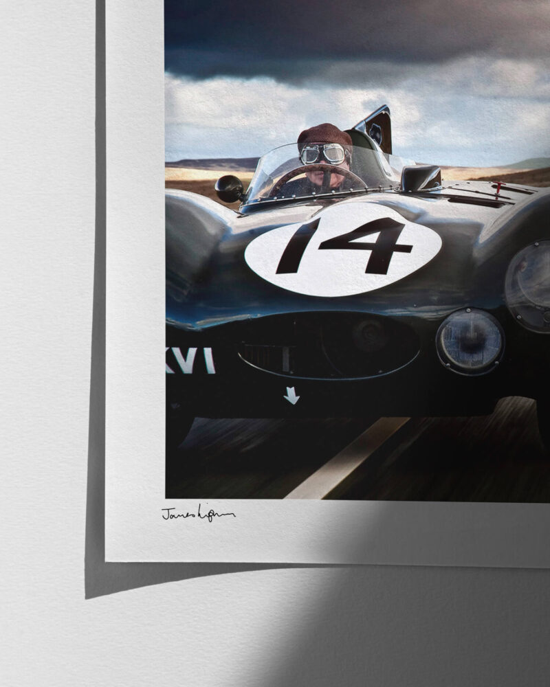 1954 Jaguar D Type & E-Type - Print Quality Close-up