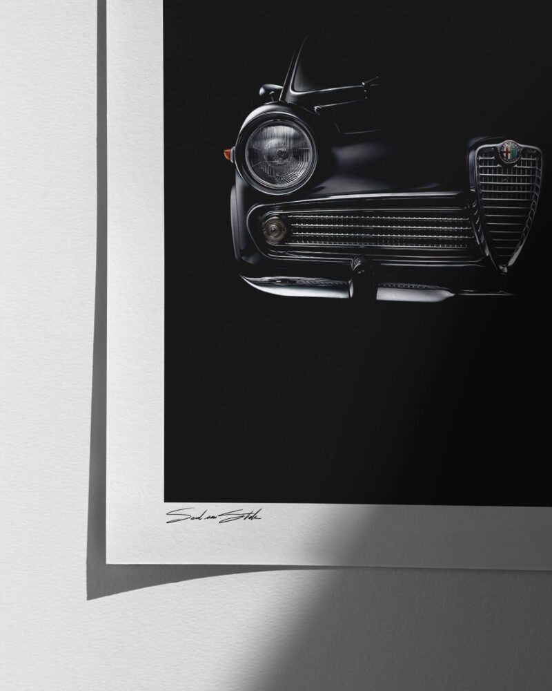1955 Alfa Romeo Giulietta - Print Quality Close-up