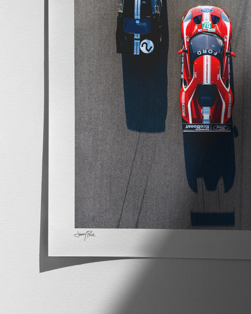 1966 Ford GT40 + GT - Print Quality Close-up