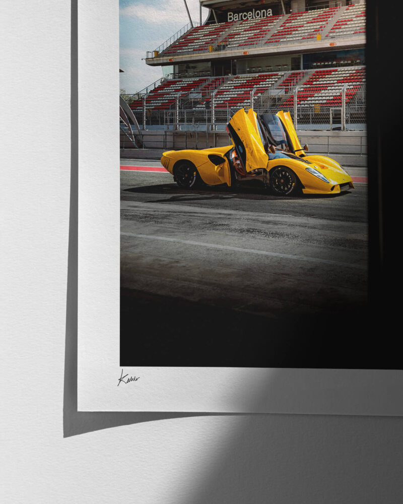 2021 De Tomaso P72 - Print Quality Close-up