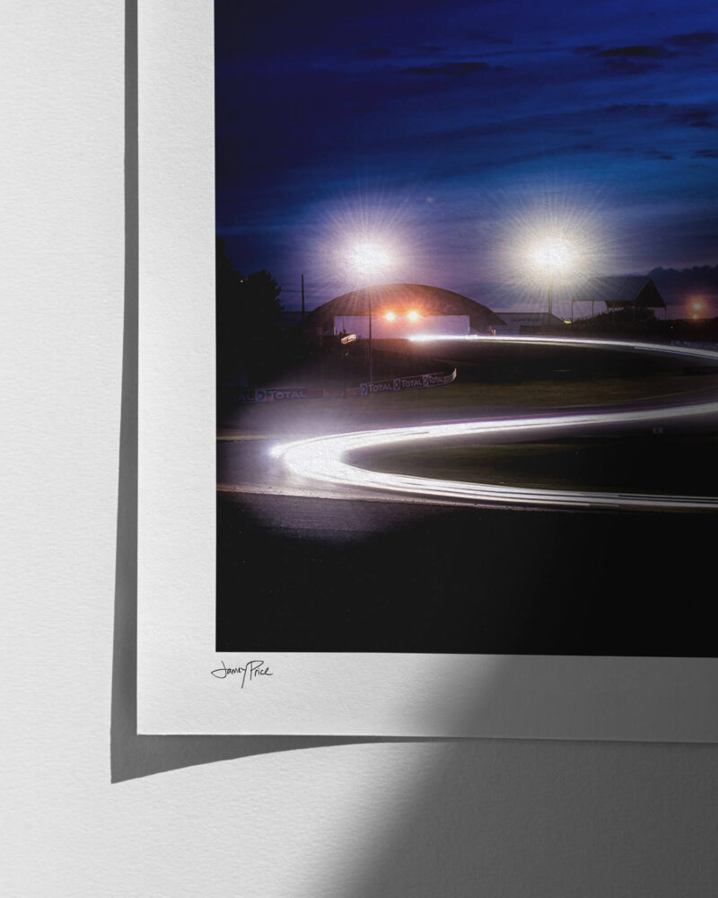 24 Hours of Le Mans - Nighttime - Print Quality Close-up