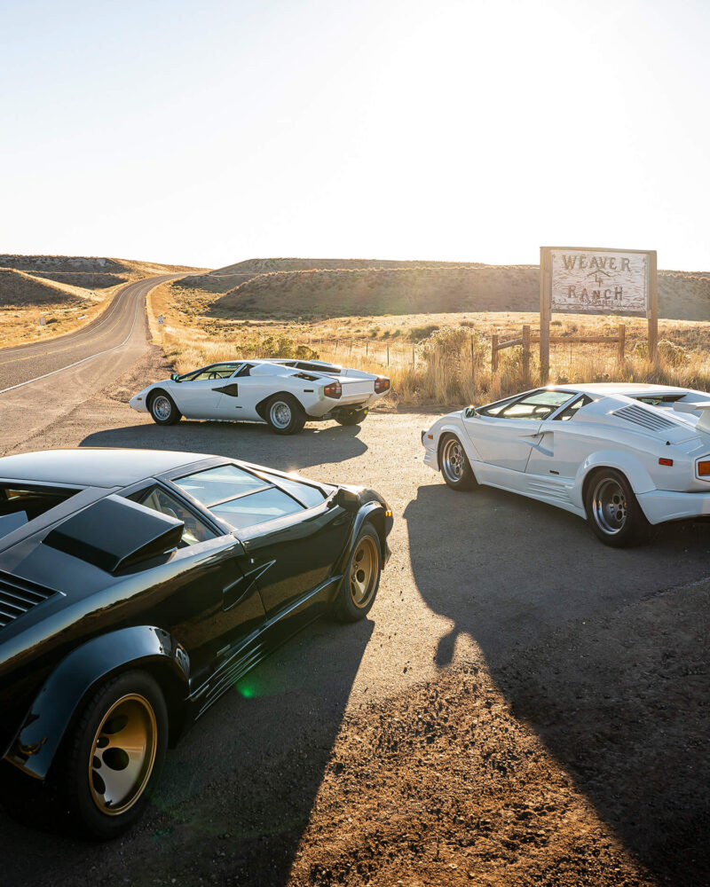 Three Countach - Frame Detail