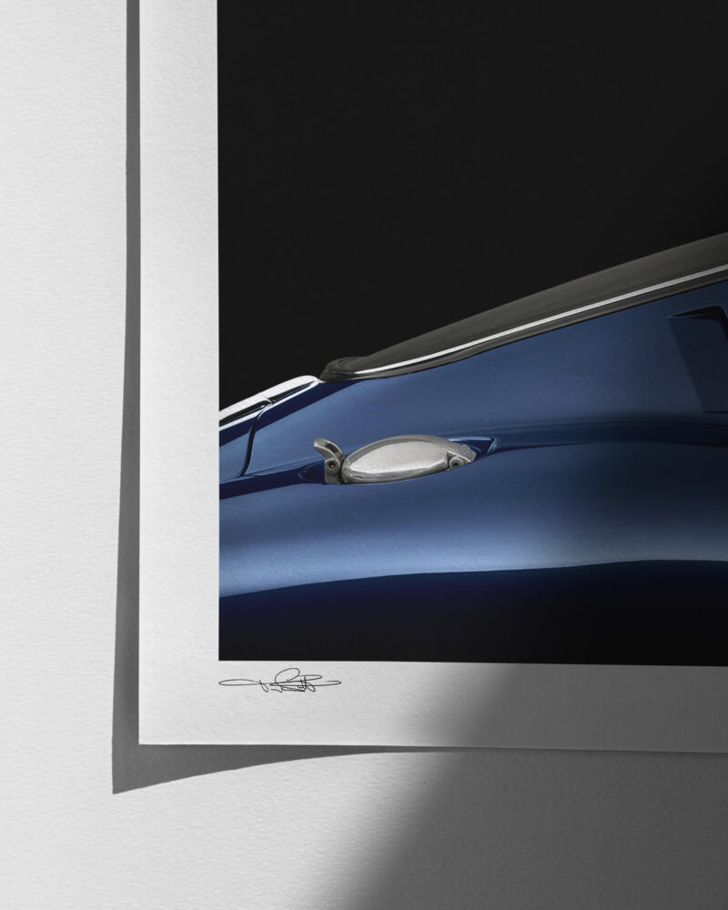 Blue Sera 275 GTB - Print Quality Close-up
