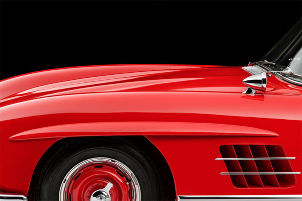 Fire Engine Red 300SL - Fine Art Photography by Tim Scott