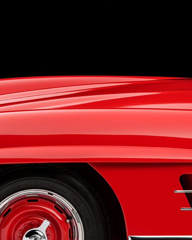 Fire Engine Red 300SL - Frame Detail
