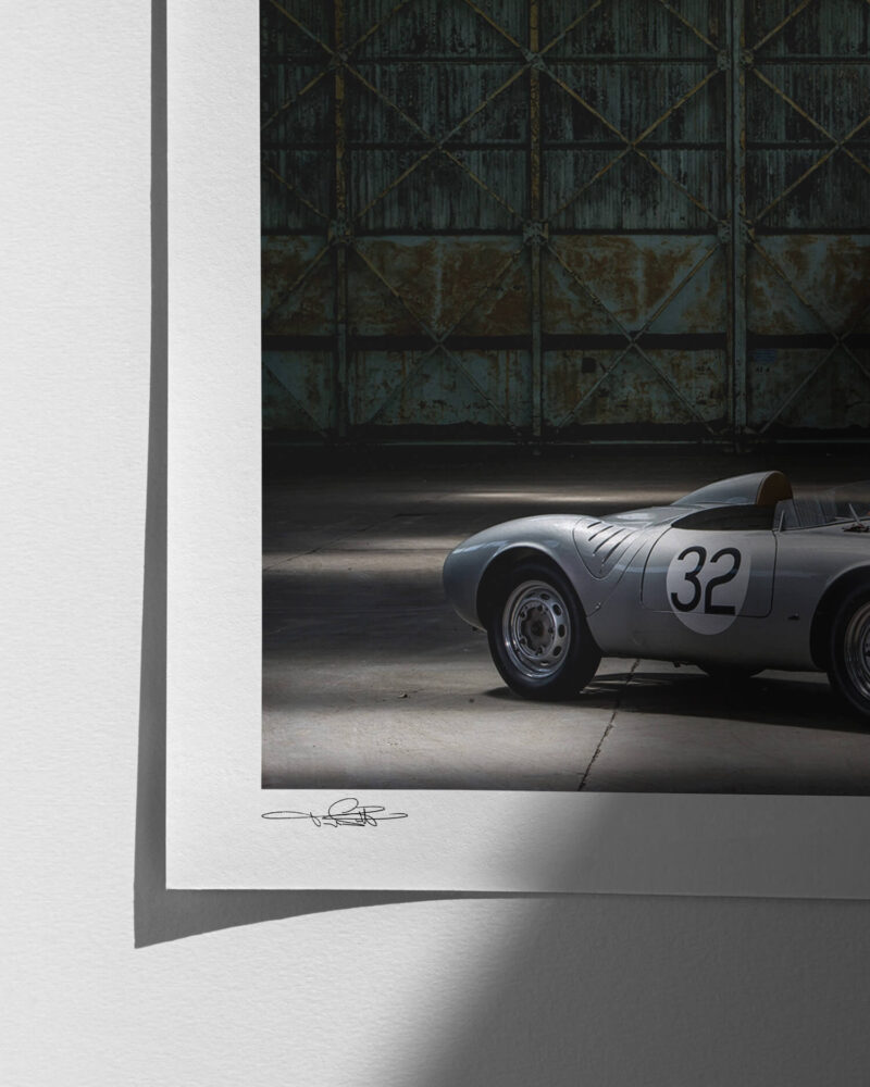 Porsche 550A Spyder - Print Quality Close-up