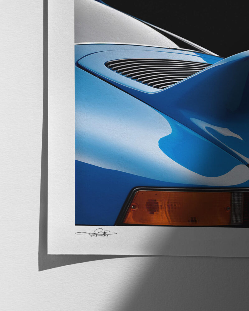 Glacier Blue 911 RS - Print Quality Close-up