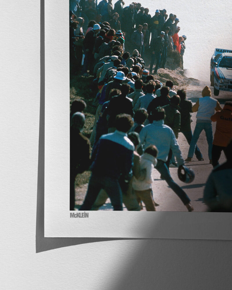 1984, Portugal, Attilio Bettega, Lancia 037 - Print Quality Close-up