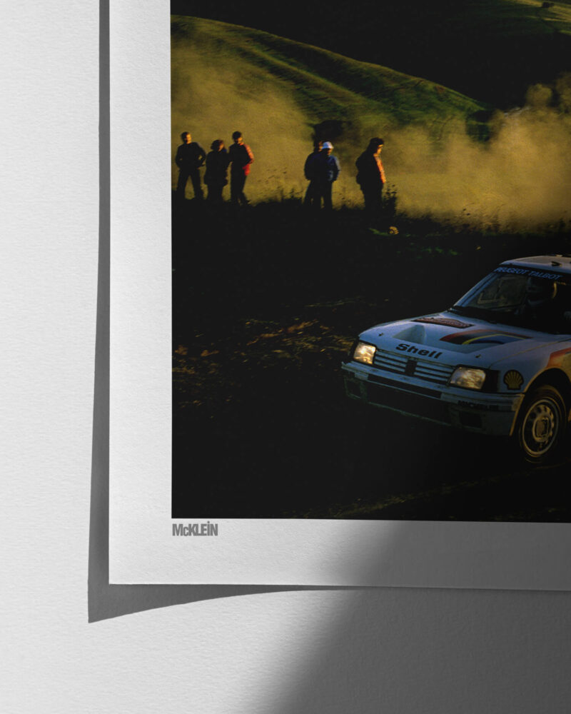 1984, San Remo, Ari Vatanen, Peugeot 205 T16 - Print Quality Close-up