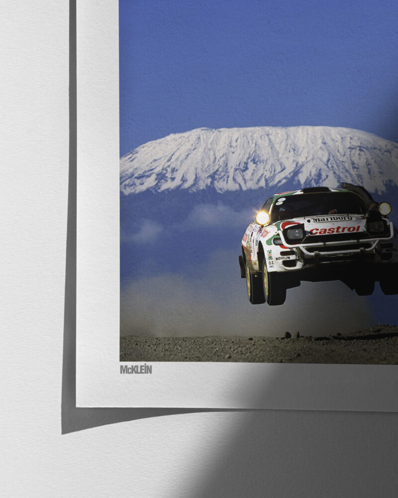 1993, Rallye Safari,J. Kankkunen, Toyota Celica WRC - Frame Signature Detail